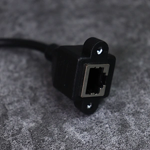 DAMAVO RJ45 メス - オス ソケット cat 5 プラグ配線