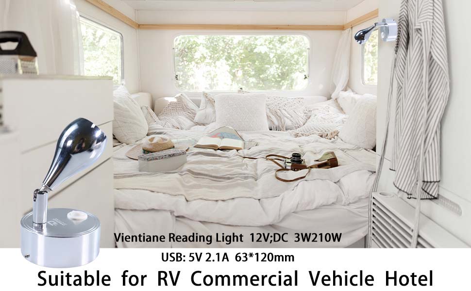 12v flexible reading light,12v led wall lights，camper light bulbs for sale