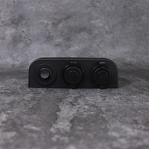 DAMAVO RV 12V outlet female Plug Boat Marine Panel Mount with Switch