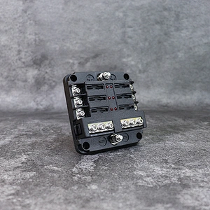 DAMAVO Caravan fuse box 6 way accessory block Panel mount Manufacturer