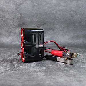 DAMAVO 12 volt power outlet car battery clips ciga lighter adapter