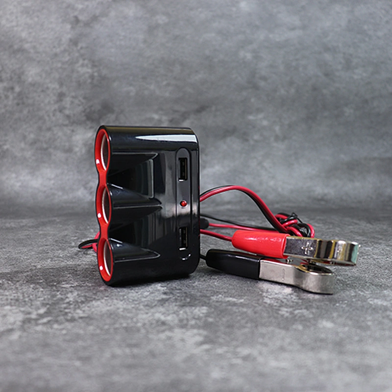 DAMAVO Prise de courant 12 volts courant batterie de voiture clips adaptateur allume-cigare