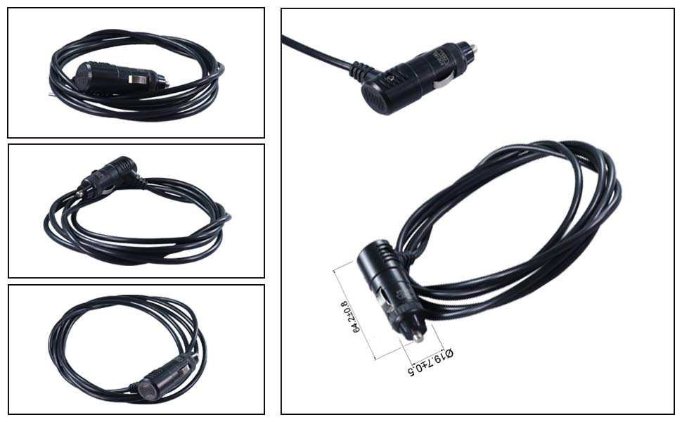 prise allume-cigare à angle droit, prise allume cigare mâle 12v, prise de chargeur de voiture 12v manufacturer