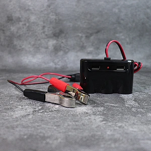 DAMAVO Prise de courant 12 volts courant batterie de voiture clips adaptateur allume-cigare