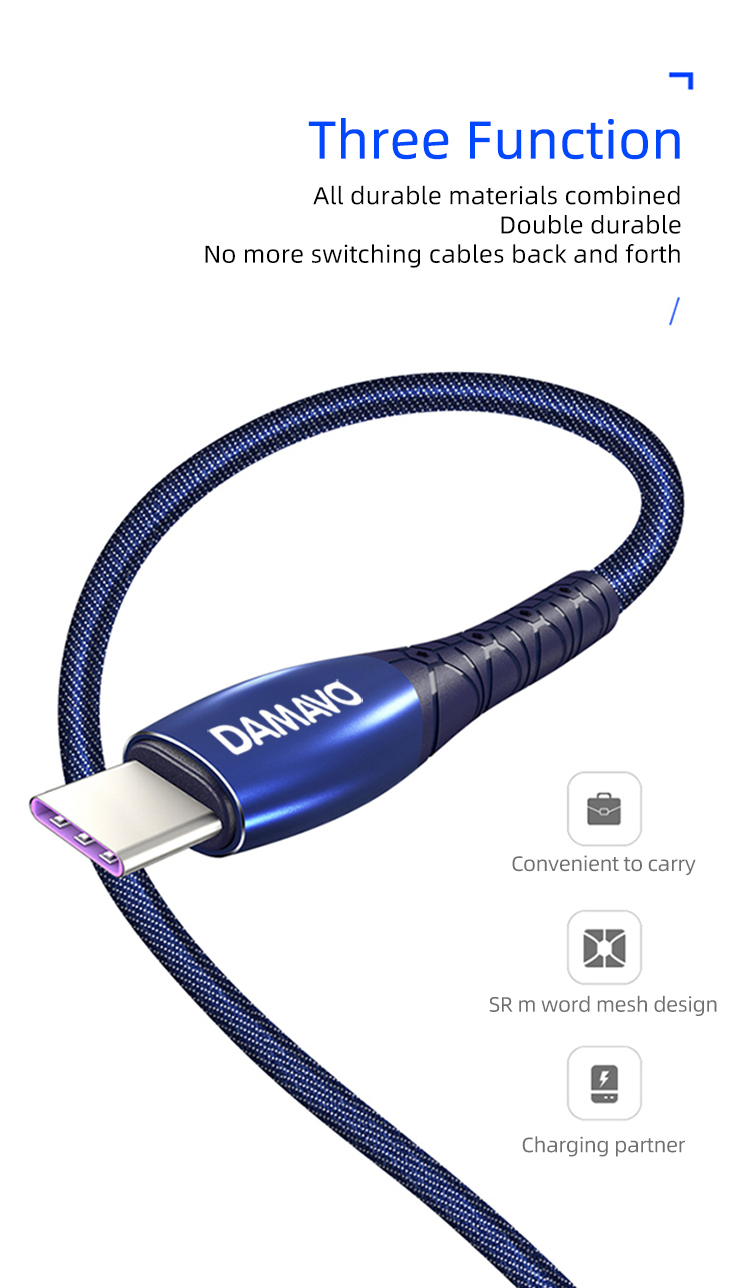 Kabel pengisi daya USB, kabel microusb, kabel daya USB FACTORY