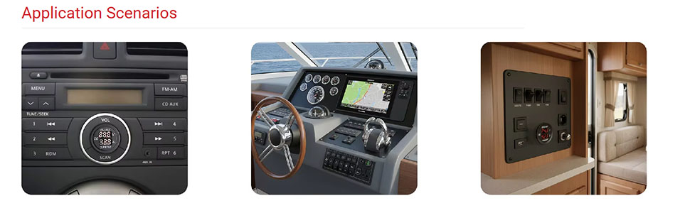 DAMAVO voltmeter and ammeter,DC voltage and current meter,DC voltage current meter for sale