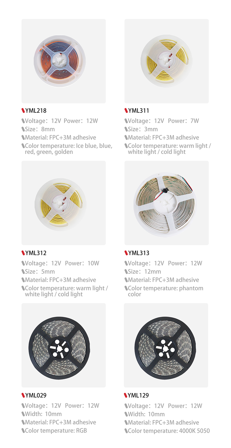 DAMAVO 12 volt led strip lights for campervan,marine led strips,led strips for boats OEM