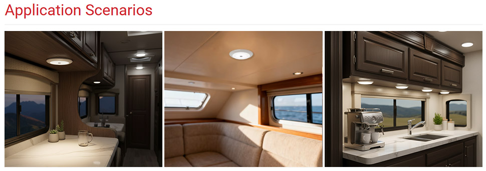 DAMAVO motorhome lights,rv led ceiling lights,motorhome roof light OEM