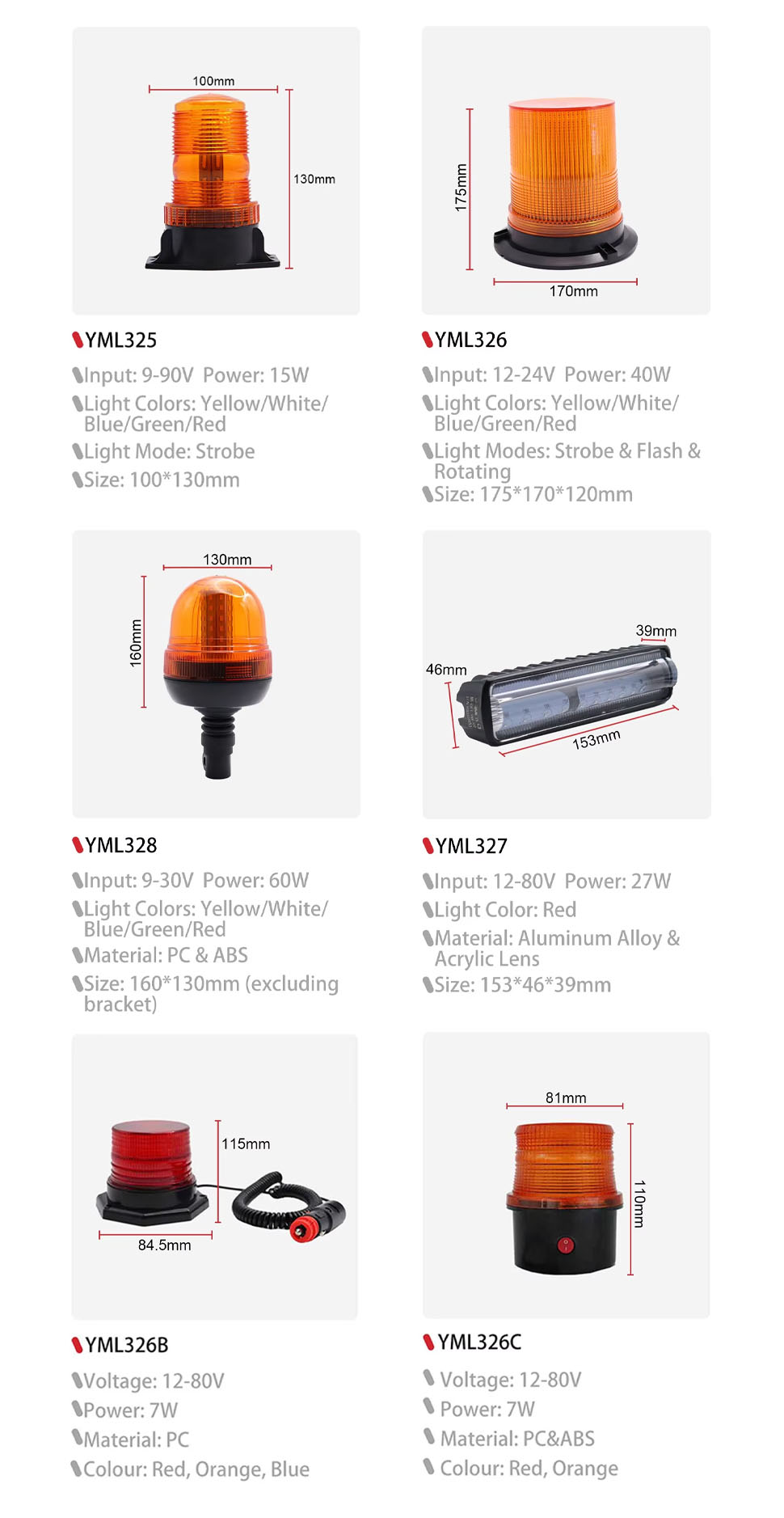 DAMAVO forklift safety lights LED,forklift warning lights,forklift safety lights odm