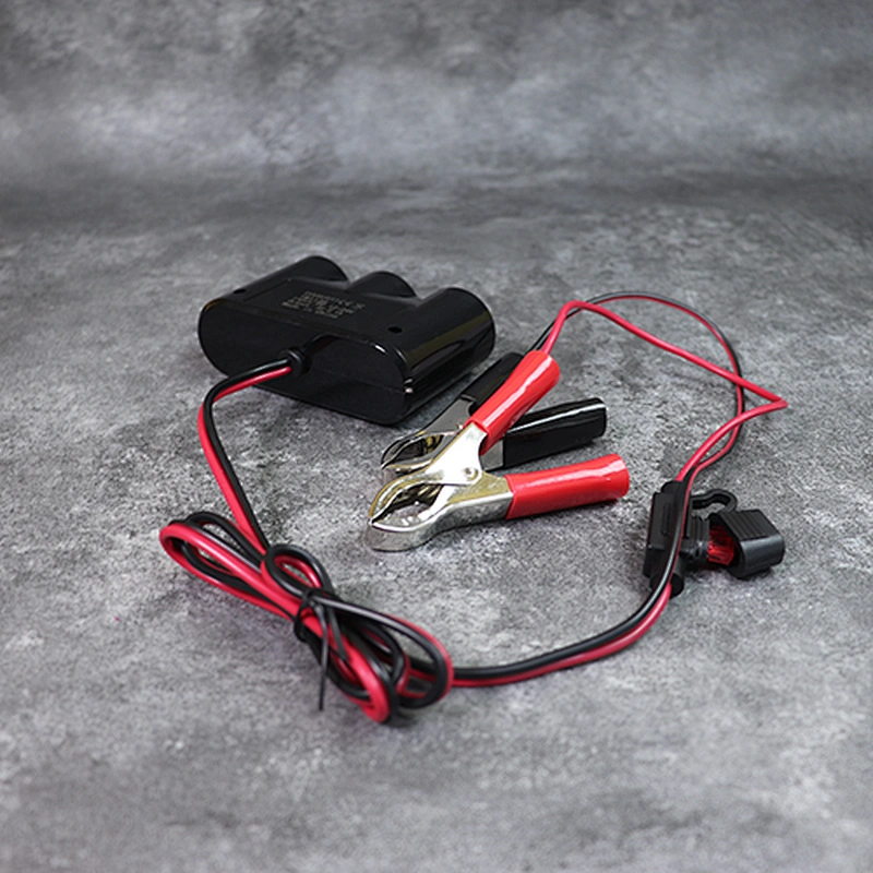DAMAVO Prise de courant 12 volts courant batterie de voiture clips adaptateur allume-cigare
