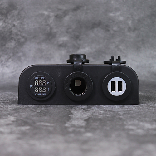 Prise USB étanche prise allume-cigare avec interrupteur voltmètre ampèremètre