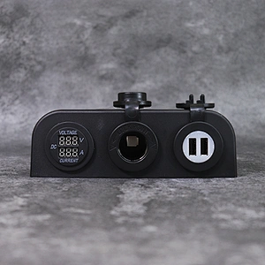 Marine USB Panel Mount 3.0 DC 12V Panel Voltmeter Amperemeter
