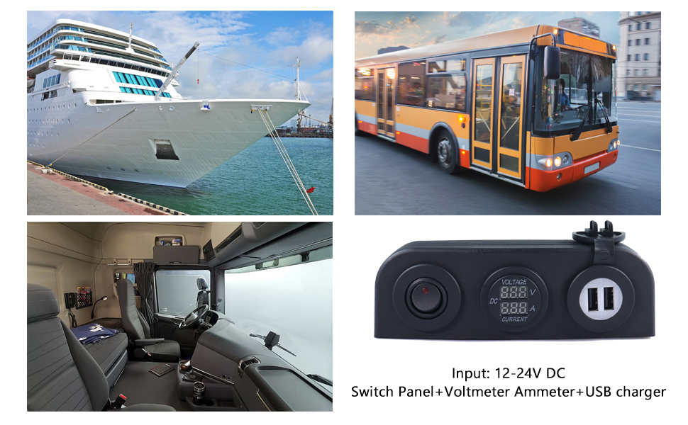 ボルト アンペア メーター、アンペア メーターの価格、USB 付き rv レセプタクル