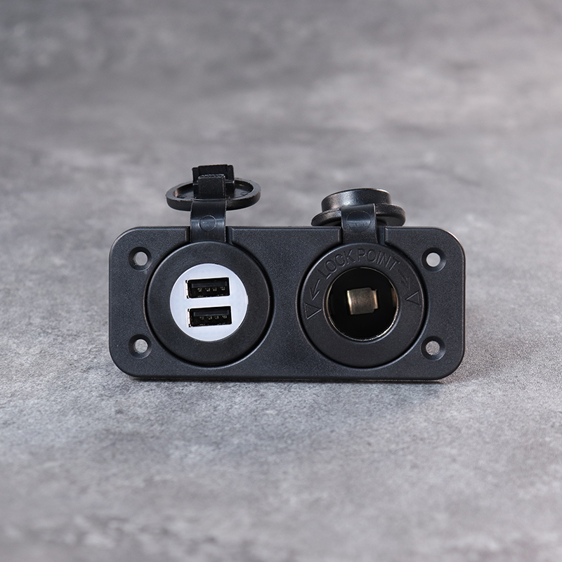 USB panel mount pass through
