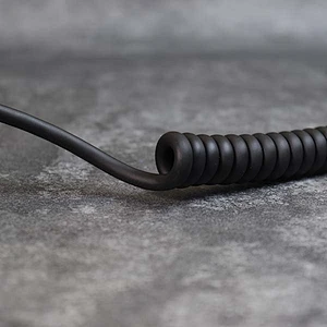 DAMAVO Custom braided coiled cable with terminals connector