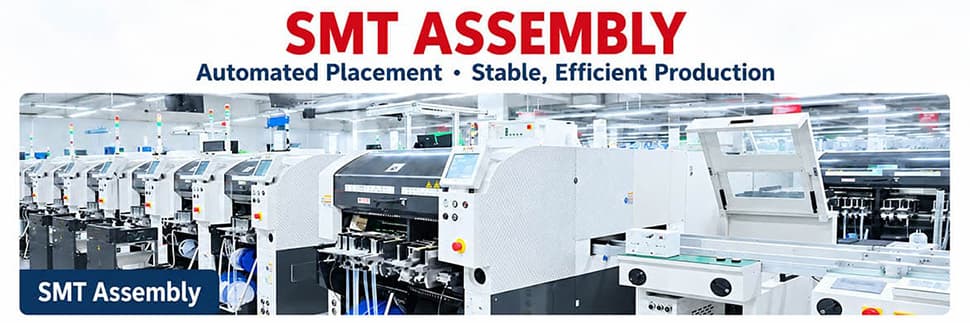 SMT ASSEMBLY Automated Placement · Stable, Efficient Production