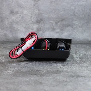 DAMAVO RV USB C منفذ شحن لوحة لوحة عداد الجهد الكهربائي