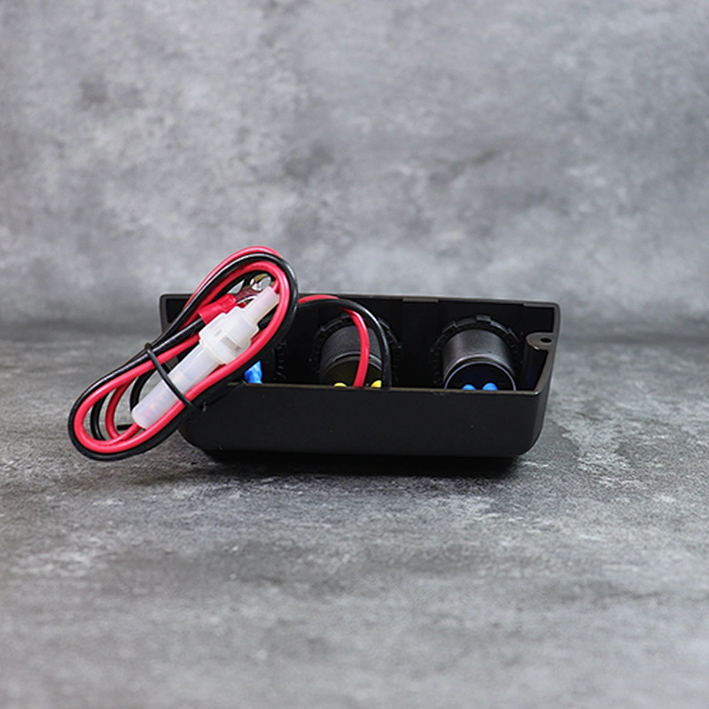 DAMAVO RV USB C منفذ شحن لوحة لوحة عداد الجهد الكهربائي