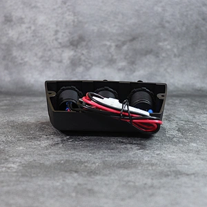 DAMAVO RV 12V منفذ أنثى قارب لوحة بحرية جبل مع التبديل