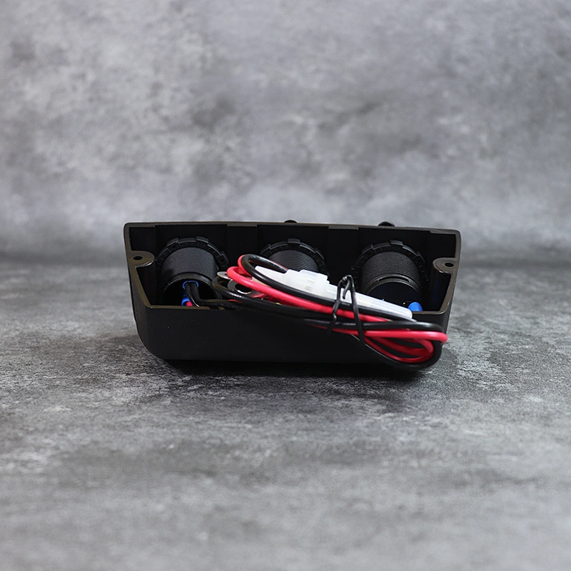 DAMAVO RV 12V outlet female Plug Boat Marine Panel Mount with Switch