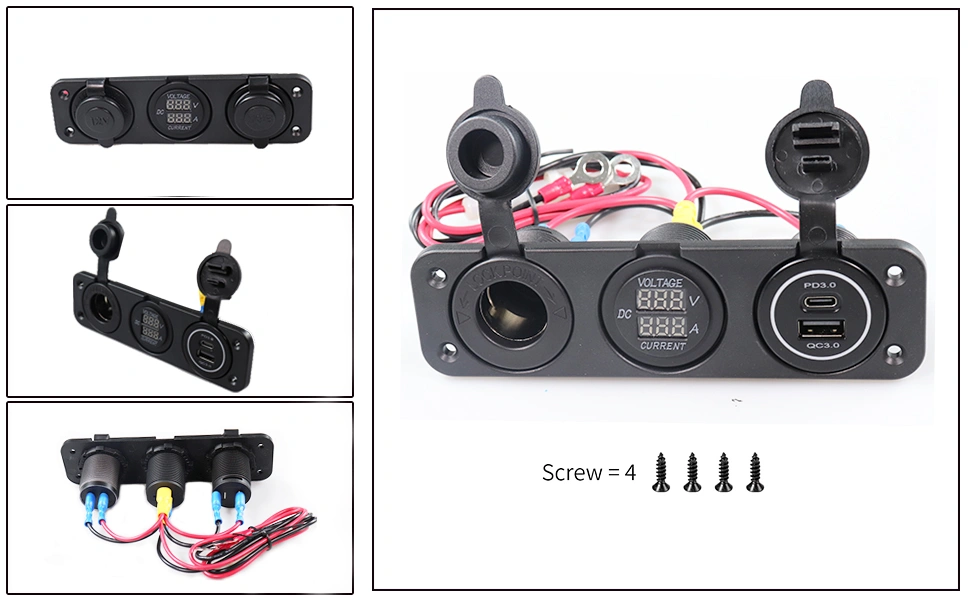 Wohnmobil-USB-Steckdosen, Reisebus-USB, 12-V-USB-Steckdose factory