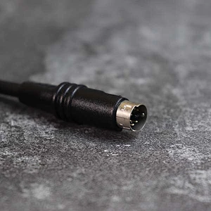 DAMAVO Custom mini XLR สายเคเบิลต่อขยาย 8 แกนขดลวด Assembly