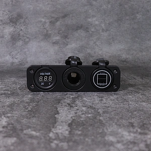 DAMAVO RV USB port 12 volt DC socket digital voltmeter power outlet