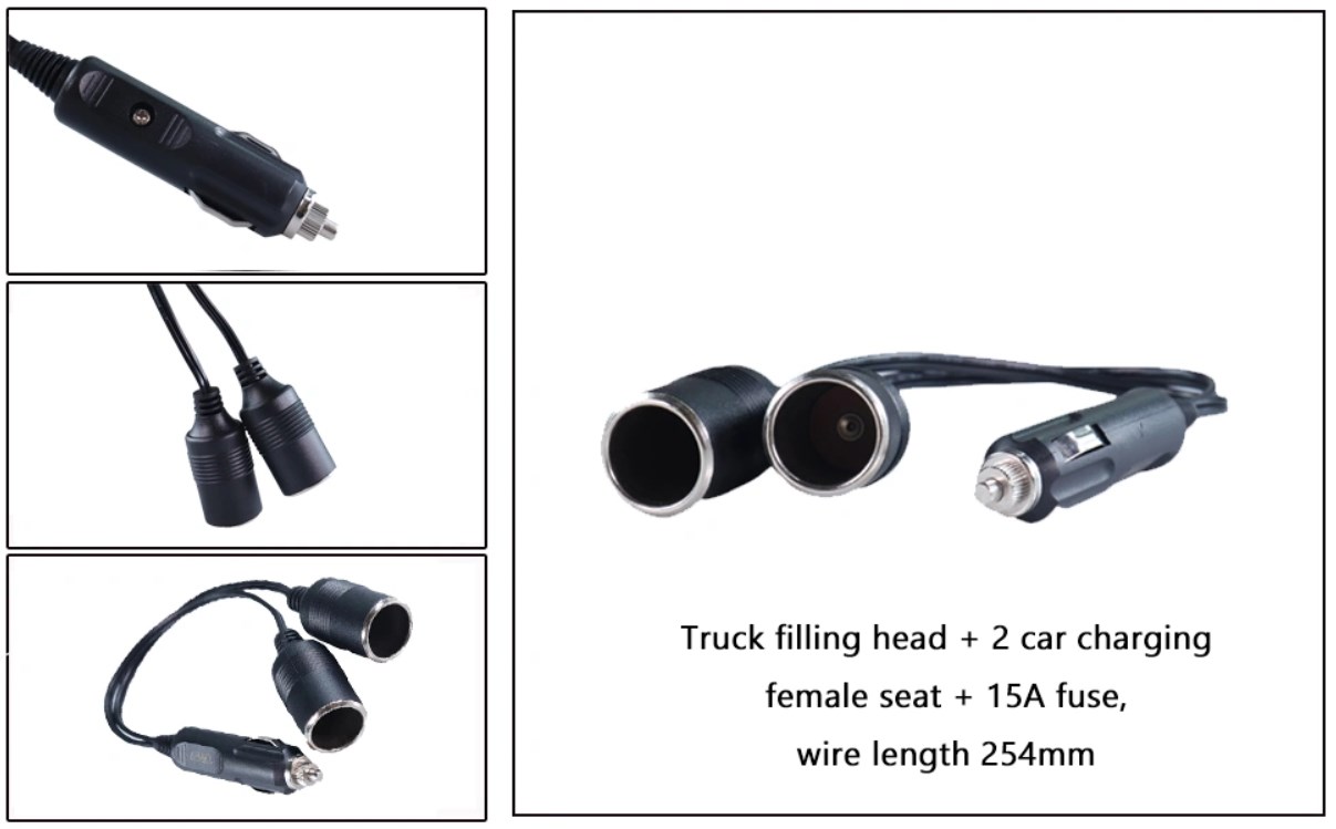 cigarette lighter sockets,car charger splitter CE