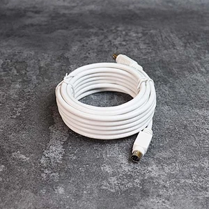 DAMAVO 8pin mini din cable 4 Meters both ends plugs with white cable