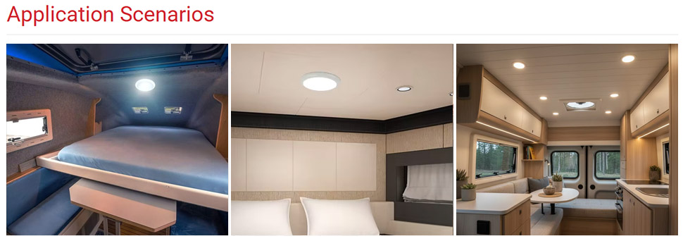 DAMAVO bus interior lights,12v rv ceiling lights,24v truck interior lights ODM