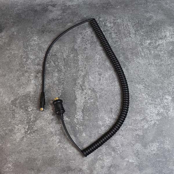 DAMAVO Custom mini XLR สายเคเบิลต่อขยาย 8 แกนขดลวด Assembly