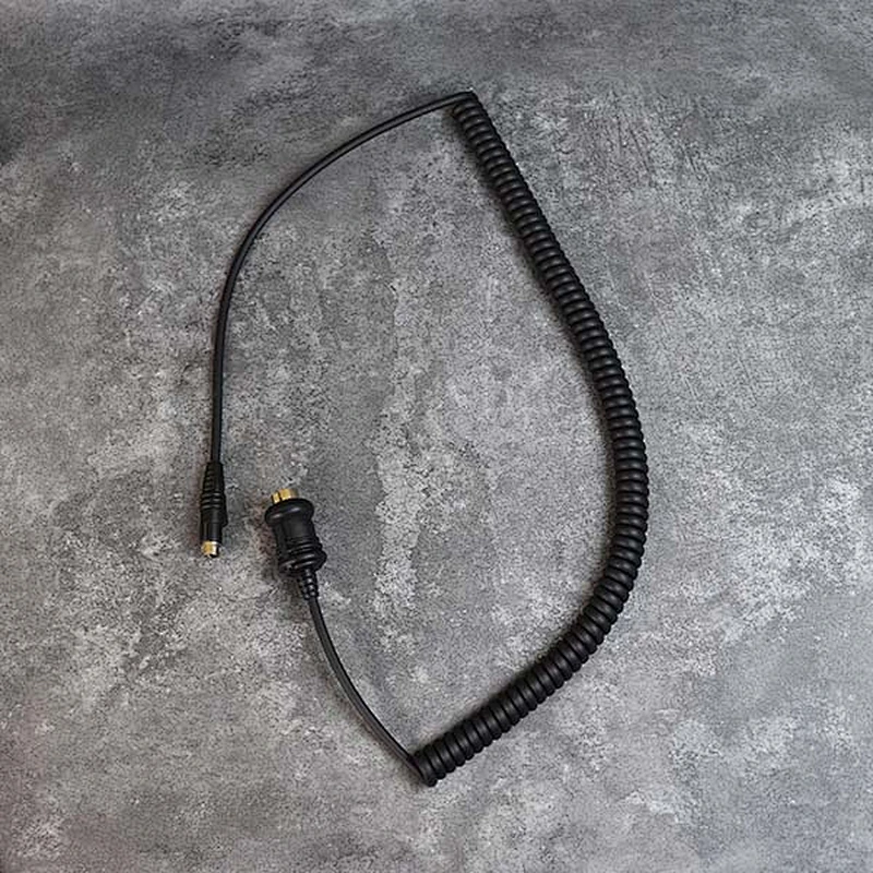 DAMAVO Custom mini XLR สายเคเบิลต่อขยาย 8 แกนขดลวด Assembly