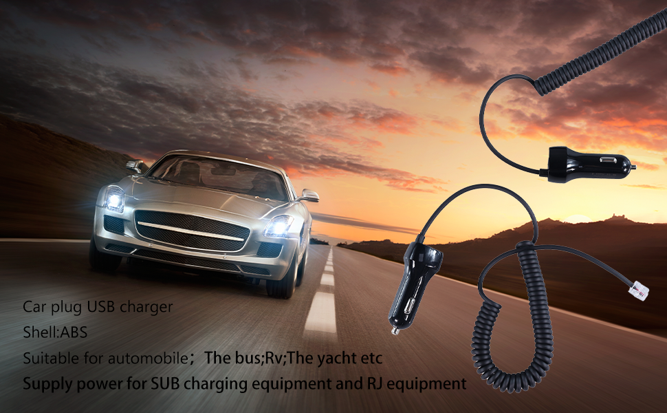 good สายไฟ 12 โวลต์, เครื่องชาร์จ DC 5v usb, สายเคเบิลขด RJ12 6P6C