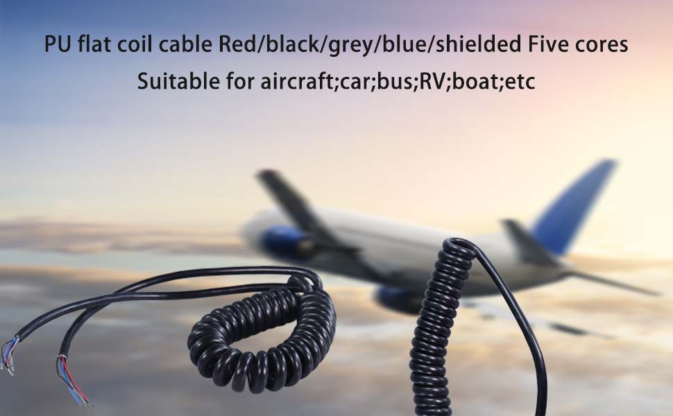 best 5 core coiled cable, coiled braided cable, coiling ethernet cable