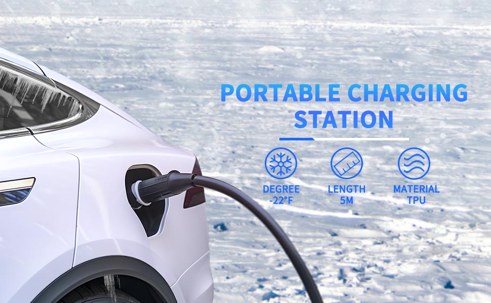 Portable ev car charger DAMAVO