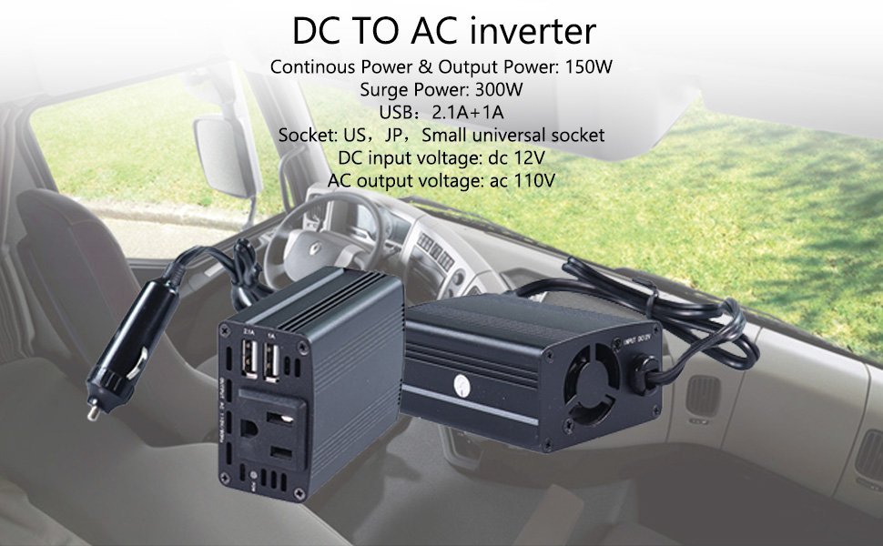 Kfz-Feuerzeug an Netzteil, 12 V DC USB-Steckdose, Kfz-Feuerzeug-Adapter an Netzsteckdose, DAMAVO manufacturer