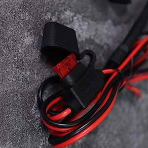 DAMAVO รถจักรยานยนต์ ที่ชาร์จ USB พอร์ตกันน้ำ ช่องเสียบ USB 12V