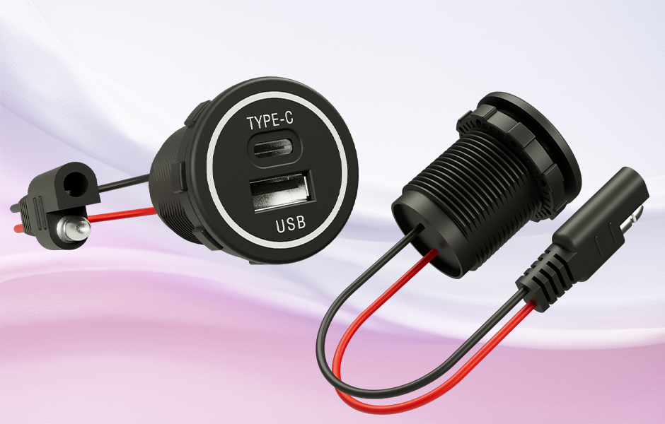 usb c front panel, smart car charger, usb c car adapter manufacturer