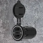 Chargeur de voiture USB C à 3 ports - Nouveautés