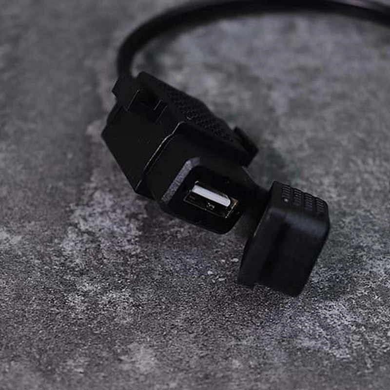 DAMAVO รถจักรยานยนต์ ที่ชาร์จ USB พอร์ตกันน้ำ ช่องเสียบ USB 12V