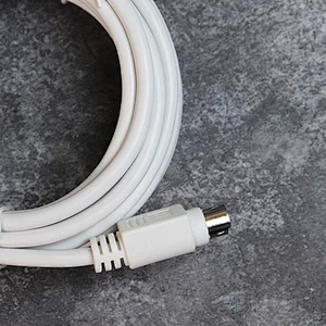 DAMAVO 8pin mini din cable 4 Meters both ends plugs with white cable