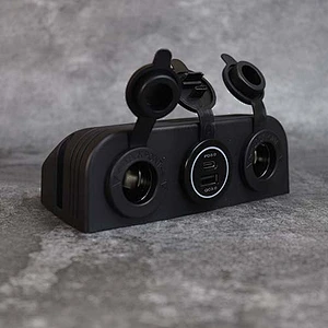 DAMAVO 3 ウェイコンセント 2* 20A 電源コンセント + PD QC 3.0 急速充電器