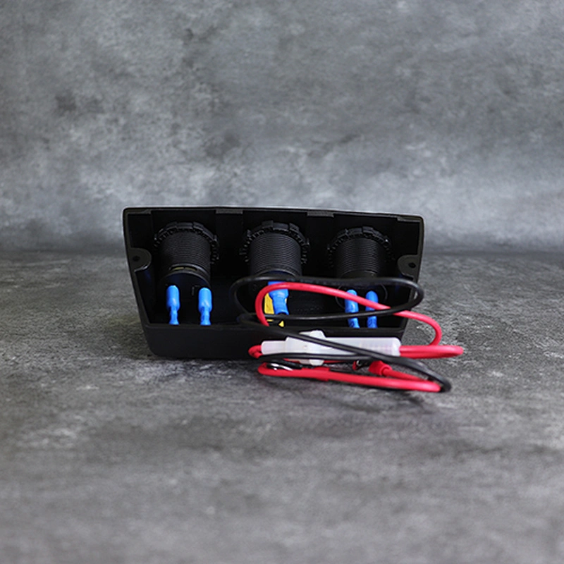 DAMAVO Unterputz-USB-Anschluss Autoladegerät 12 V Multi-Steckdosenleiste Fabrik