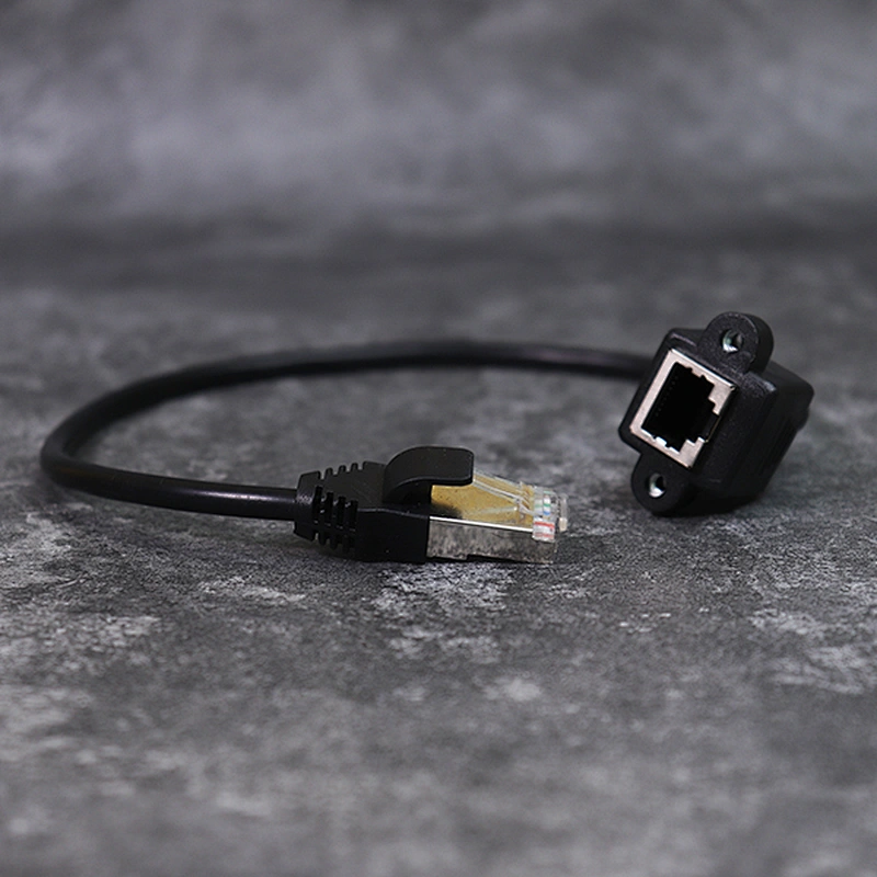 DAMAVO RJ45 メス - オス ソケット cat 5 プラグ配線