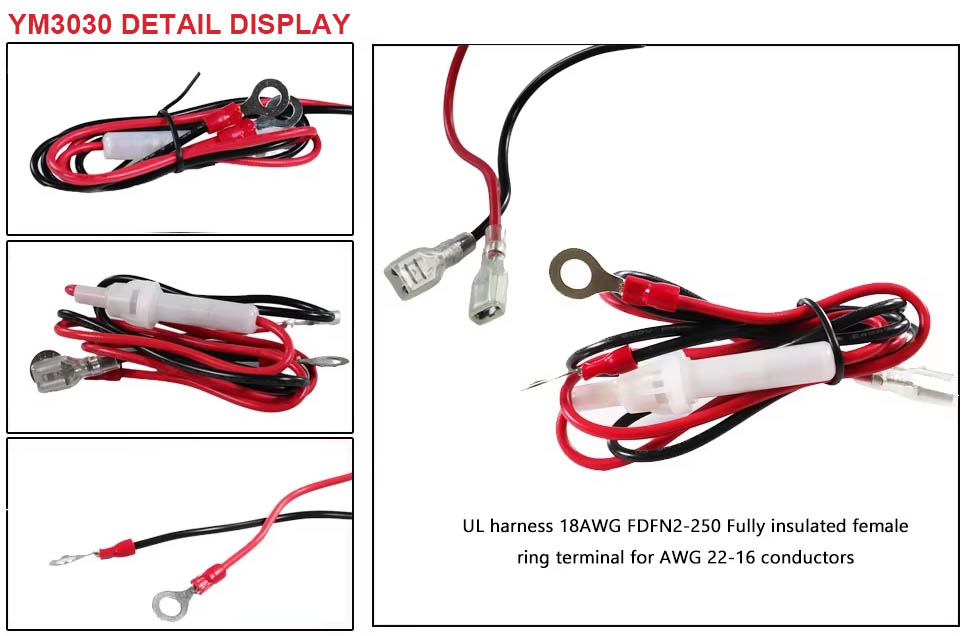 DAMAVO automotive wiring harness,12 volt power cable,cable harness assembly ODM
