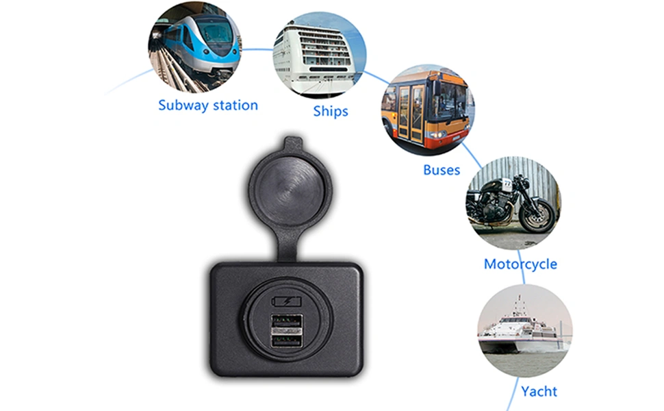 high quality airport charger, flixbus usb charger，surface mount usb socket