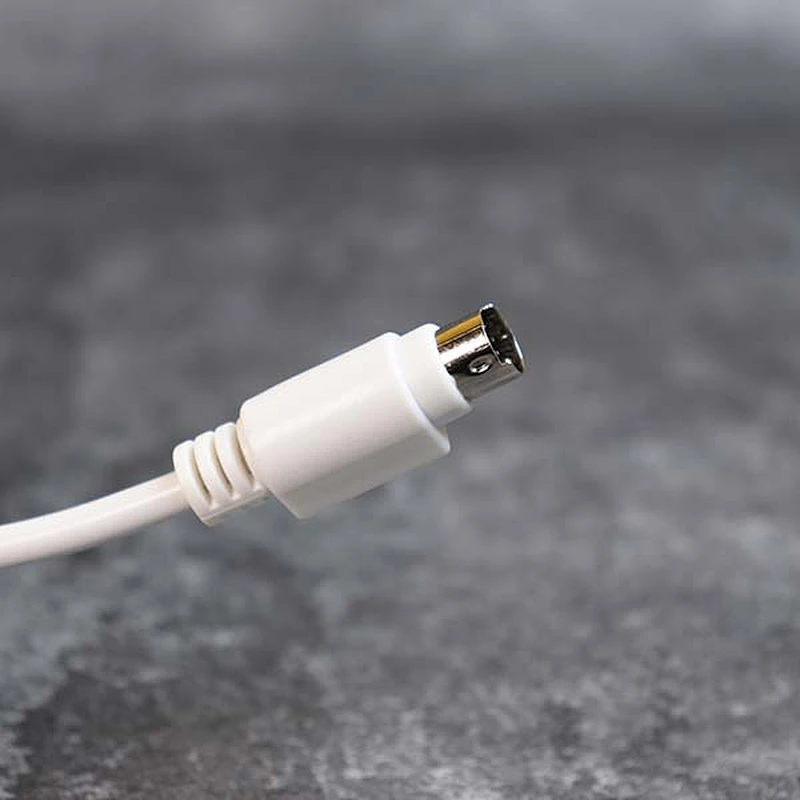 DAMAVO 8pin mini din cable 4 Meters both ends plugs with white cable
