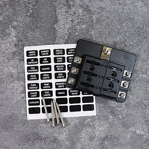 DAMAVO DC 6 way blok sirkuit kotak sekering pengganti panel mount