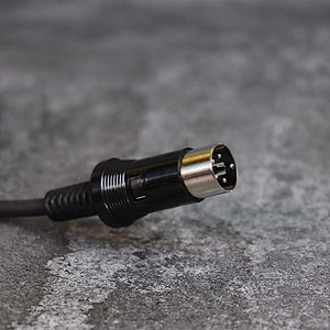 DAMAVO Custom coiled Mic XLR microphone 4 pin extension cable