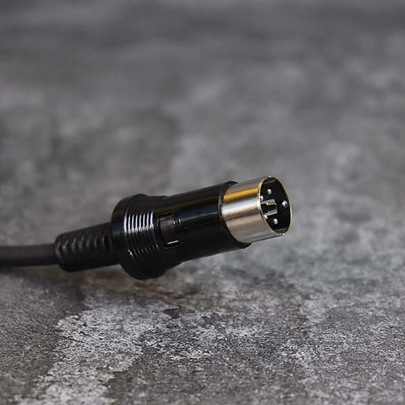 DAMAVO Custom coiled Mic XLR microphone 4 pin extension cable